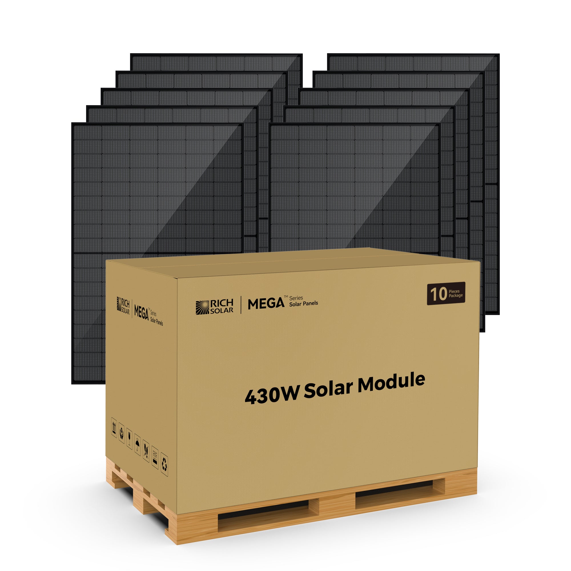 MEGA 430 BIFACIAL | 430W Bifacial N-Type Solar Panel | Premium 24V