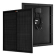 MEGA 50 ONYX| 50 Watt Solar Panel | Compact 12V Off-Grid Solar Panel for Boats, Vans, Trailers | 25-Year Output Warranty - RICH SOLAR