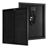 MEGA 50 ONYX| 50 Watt Solar Panel | Compact 12V Off-Grid Solar Panel for Boats, Vans, Trailers | 25-Year Output Warranty - RICH SOLAR