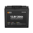12V 20Ah LiFePO₄ Battery | 256Wh Lithium Battery, 3,000+ Cycles | for RV, Solar, Off-Grid, Marine & Backup - RICH SOLAR