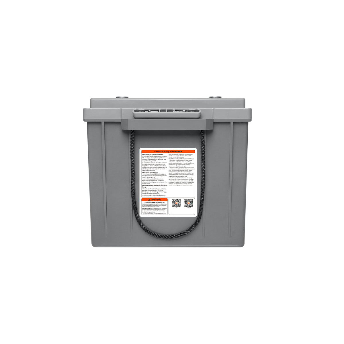 ALPHA 6 MINI | 12V 460Ah Compact LiFePO₄ Battery | Internal Heater & Bluetooth for RV, Van, Marine, Cabin, Backup & Off-Grid Power
