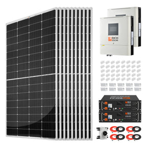 2500W 48VDC-240VAC Solar Kit - RICH SOLAR