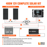 400 Watt Complete Solar Kit