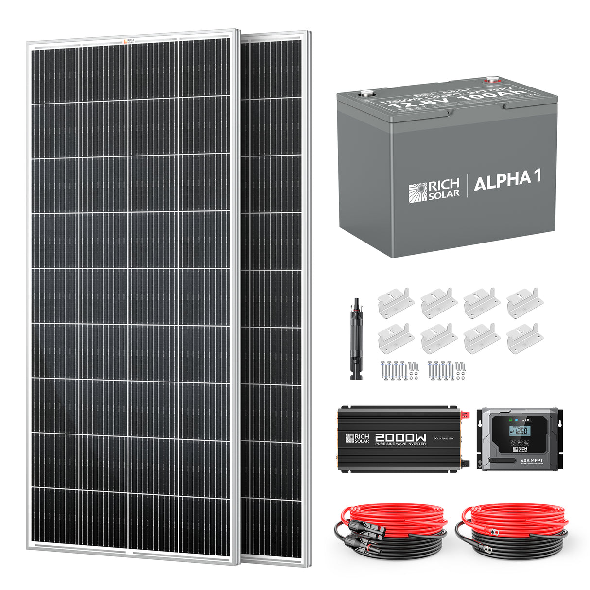 400 Watt Complete Solar Kit