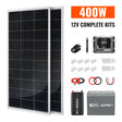 Complete 400W Solar Kit with Battery & Inverter | Off-Grid Solar Power System for RVs, Vans, Cabins & Backup Power | Complete Energy Solution - RICH SOLAR
