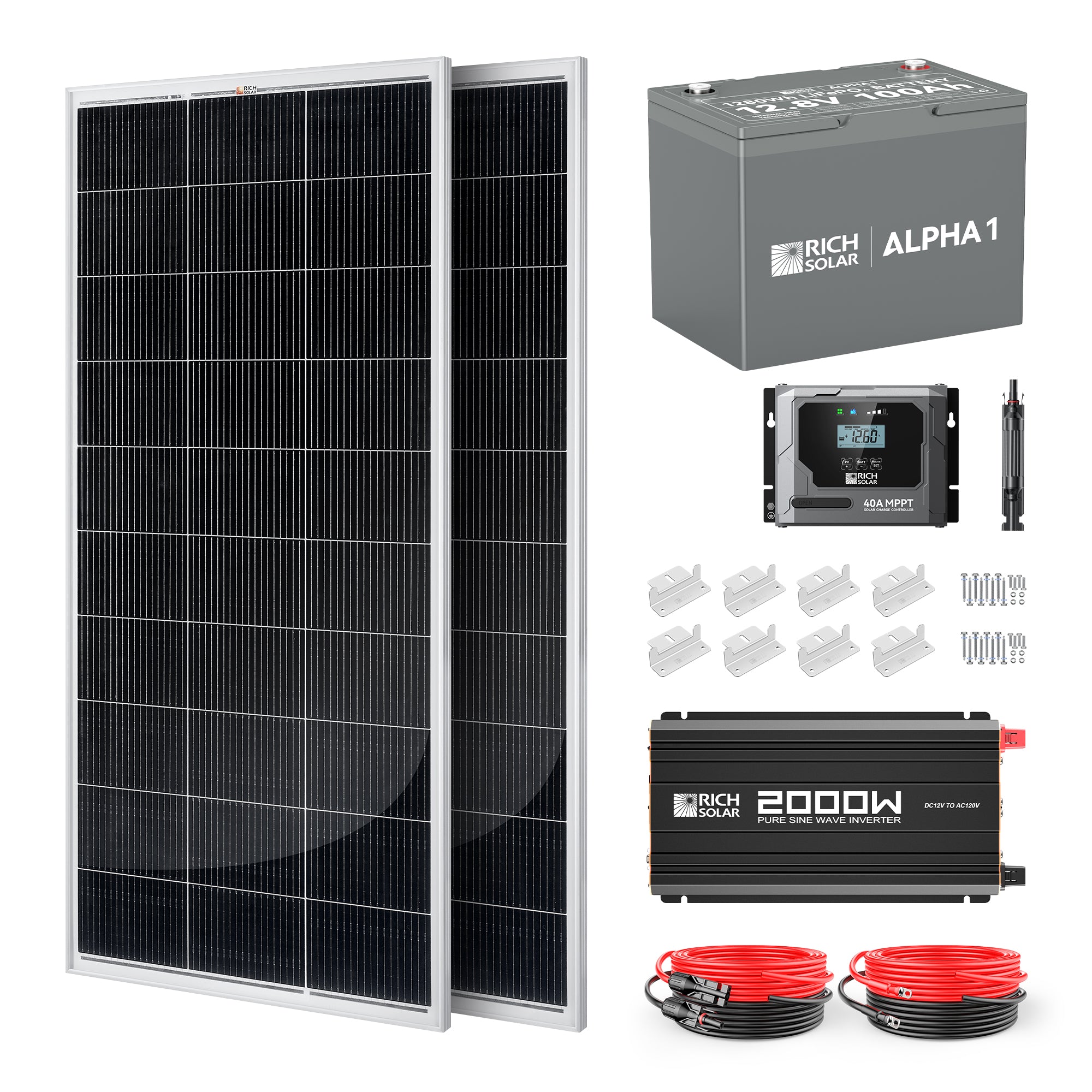Rich Solar 400W 12V Panel Kit