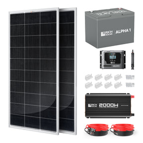 400 Watt Complete Solar Kit - RICH SOLAR