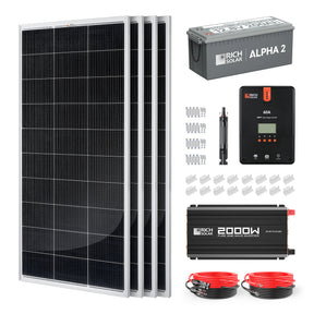 800 Watt Complete Solar Kit - RICH SOLAR