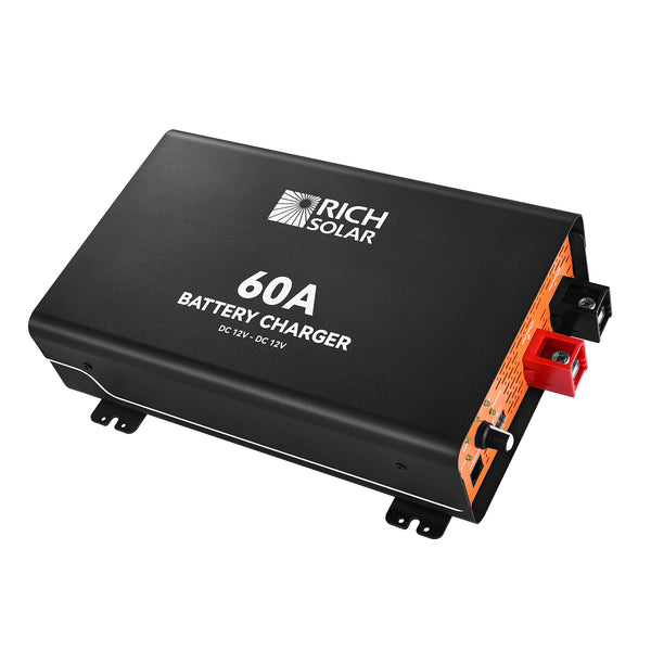 12V 60A DC-DC Battery Charger for RVs, Vans, Boats & Off-Grid Systems | Lithium & Lead-Acid