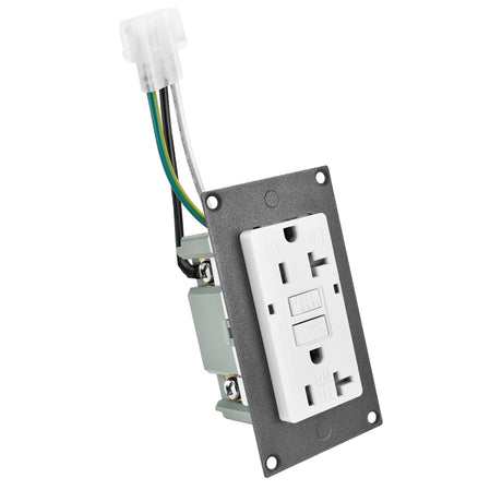 Slim GFCI Outlet 20 Amp | Self-Test, Tamper-Resistant, LED Indicator, UL Listed | Nova Switch & Nova Supercharger Accessory - RICH SOLAR