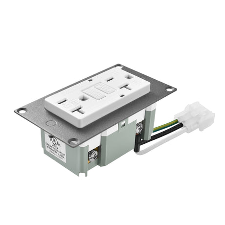 Slim GFCI Outlet 20 Amp | Self-Test, Tamper-Resistant, LED Indicator, UL Listed | Nova Switch & Nova Supercharger Accessory - RICH SOLAR
