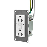 Slim GFCI Outlet 20 Amp | Self-Test, Tamper-Resistant, LED Indicator, UL Listed | Nova Switch & Nova Supercharger Accessory