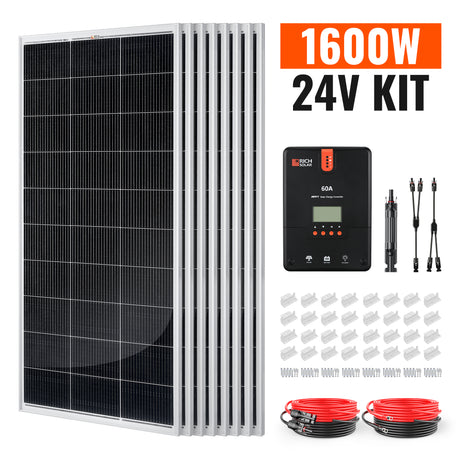 1600 Watt Solar Kit - RICH SOLAR
