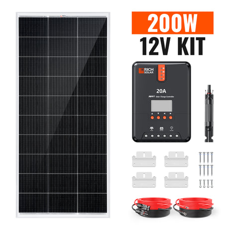 200 Watt Solar Kit - RICH SOLAR