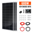 Basic 600 Watt Solar Kit | Solar Panel & Charge Controller Kit for RVs, Vans & Off-Grid Applications | Expandable Solar Charging - RICH SOLAR