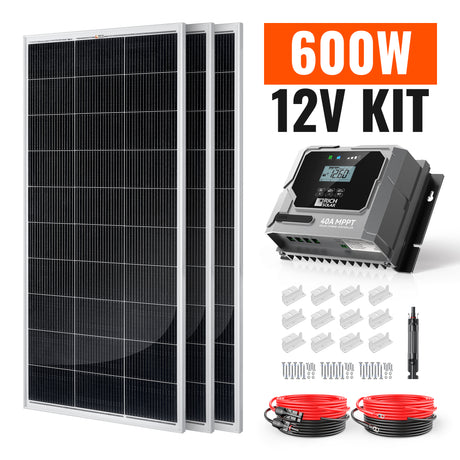 600 Watt Solar Kit - RICH SOLAR