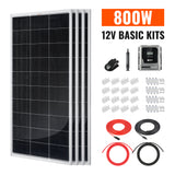 Basic 800 Watt Solar Kit | Solar Panel & Charge Controller Kit for RVs, Vans & Off-Grid Applications | Expandable Solar Charging - RICH SOLAR