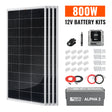 800W Solar Kit with Battery | Solar + Energy Storage Kit for RVs, Vans & Off-Grid Applications | Expandable Solar Power - RICH SOLAR