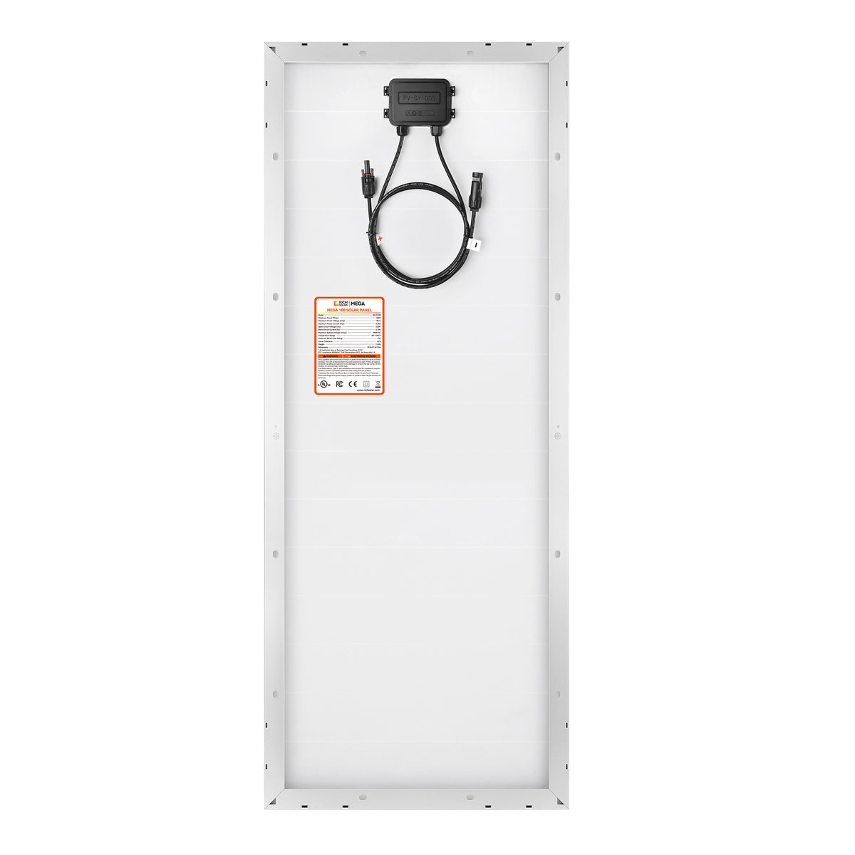 MEGA 100 2026| 100W 12V N-Type TOPCon Solar Panel | Premier 12V Off-Grid Solar Panel for Vans, Campers, Boats | 25-Year Output Warranty | UL Certified | Coming Soon - RICH SOLAR