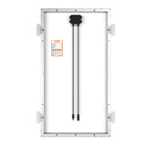 MEGA 100 WITH 3/4" Z BRACKETS | 12V 100W Solar Panel for RV, Boat, Cabins | 22.6% Efficiency, 25-Year Warranty | Pallet Orders Only (44PCS) - RICH SOLAR