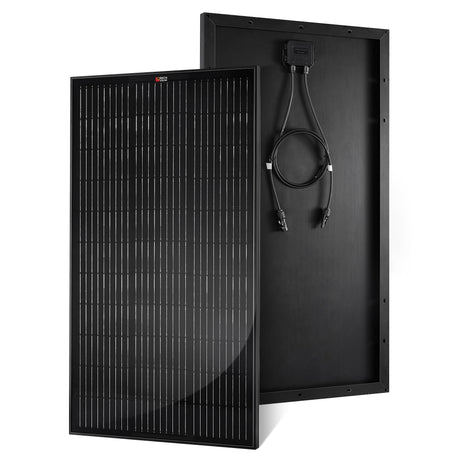 MEGA 100 | 100 Watt Solar Panel | Premier 12V Off-Grid Solar Panel for Vans, Campers, Boats | 25-Year Output Warranty | UL Certified