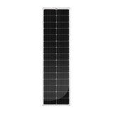 MEGA 100 SLIM 2025 | 100 Watt Slim Solar Panel | Compact 12V Off-Grid Narrow Solar Panel for Campers, Overlanders, Boats | 25-Year Output Warranty | UL Certified