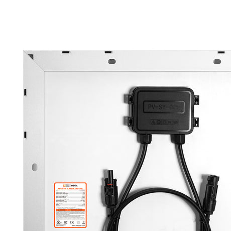 MEGA 100 SLIM SLX | 100 Watt Slim Solar Panel | Compact 12V Off-Grid Narrow Solar Panel for Campers, Overlanders, Boats | 25-Year Output Warranty | UL Certified - RICH SOLAR