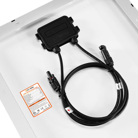 MEGA 100 SLIM SLX | 100 Watt Slim Solar Panel | Compact 12V Off-Grid Narrow Solar Panel for Campers, Overlanders, Boats | 25-Year Output Warranty | UL Certified - RICH SOLAR