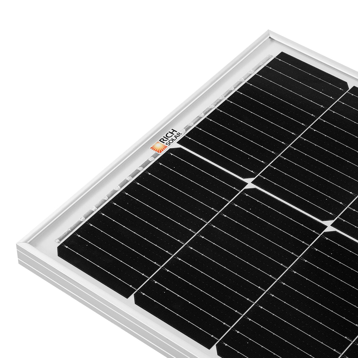MEGA 100 SLIM 2025 | 100 Watt Slim Solar Panel | Compact 12V Off-Grid Narrow Solar Panel for Campers, Overlanders, Boats | 25-Year Output Warranty | UL Certified