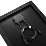 MEGA 130 SLIM ONYX | 130 Watt Slim Solar Panel | Compact 12V Narrow Panel for Vans, Campers, Boats  | 25-Year Output Warranty - RICH SOLAR