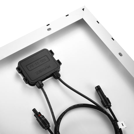 MEGA 130 SLIM | 130 Watt Slim Solar Panel | Compact 12V Narrow Panel for Vans, Campers, Boats  | UL Certified - RICH SOLAR