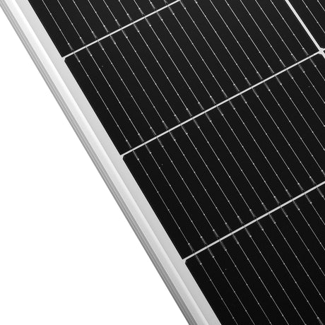 MEGA 130 SLIM | 130 Watt Slim Solar Panel | Compact 12V Narrow Panel for Vans, Campers, Boats  | UL Certified - RICH SOLAR