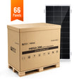 MEGA 200 WITH 3/4" Z BRACKETS | 12V 200W Solar Panel for RV, Boat, Cabins | 25.3% Efficiency, 25-Year Warranty | Pallet Orders Only (22/44/66 PCS) - RICH SOLAR