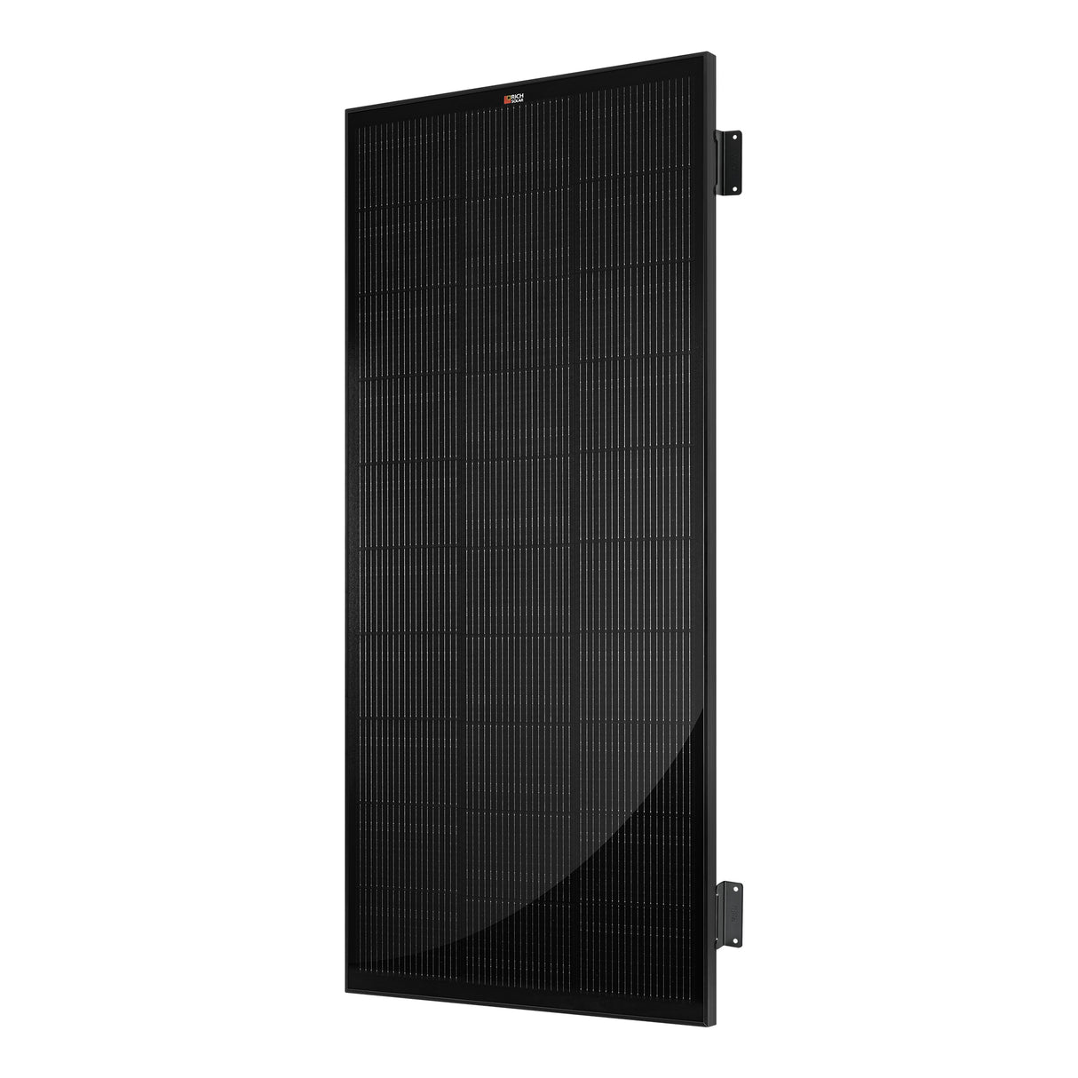 MEGA 200  ONYX WITH 3/4" Z BRACKETS | 12V 200W Solar Panel for RV, Boat, Cabins | 25.3% Efficiency, 25-Year Warranty | Pallet Orders Only (22/44/66 PCS) - RICH SOLAR