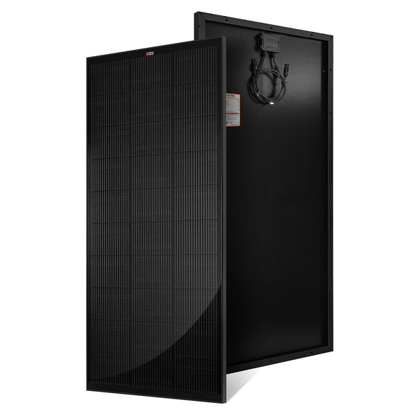 MEGA 200 ONYX | 200 Watt Solar Panel | Premier 12V Off-Grid Solar Panel for RVs Cabins, Boats | 25-Year Output Warranty