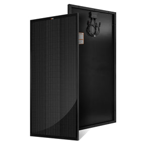 MEGA 200 PRO ONYX | 200 Watt 24 Volt Solar Panel | Premium 24V Off-Grid Solar Panel for RVs, Trailers, Cabins | 25-Year Output Warranty - RICH SOLAR