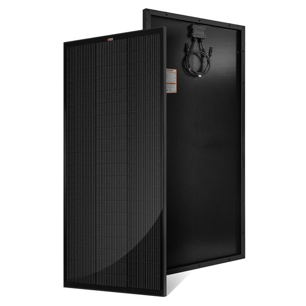 MEGA 200 PRO ONYX | 200 Watt 24 Volt Solar Panel | Premium 24V Off-Grid Solar Panel for RVs, Trailers, Cabins | 25-Year Output Warranty