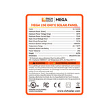 MEGA 250 | 250 Watt Solar Panel | Premier 12V Off-Grid Solar Panel for RVs, Vans, Boats | 25-Year Output Warranty | UL Certified