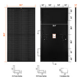 MEGA 335 PRO | 335 Watt Solar Panel | Premium Grid-tie or Off-grid Solar Panel for Residential, Commercial, Agriculture | 25-Year Output Warranty | UL Certified - RICH SOLAR