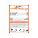MEGA 335 PRO | 335 Watt Solar Panel | Premium Grid-tie or Off-grid Solar Panel for Residential, Commercial, Agriculture | 25-Year Output Warranty | UL Certified - RICH SOLAR