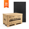 MEGA 370 PRO ONYX | 370 Watt Solar Panel | 24V Off-Grid Solar Panel for Residential, Commercial, Agriculture | 25-Year Output Warranty - RICH SOLAR