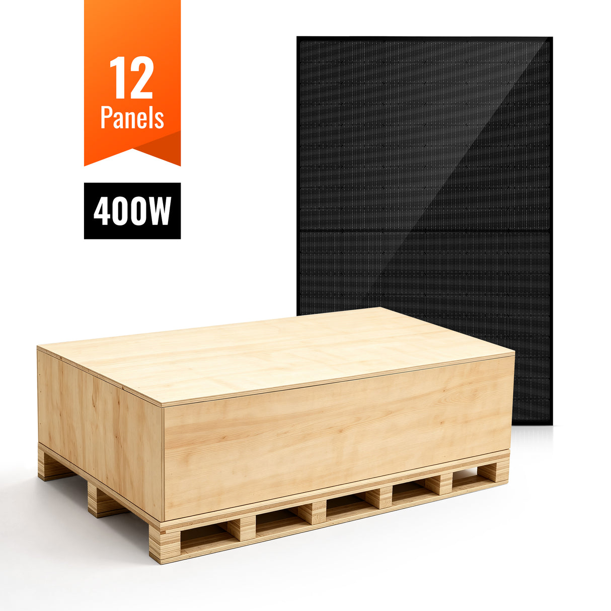 MEGA 400 | 400 Watt Solar Panel | Premium Grid-tie or Off-grid Solar Panel for Residential, Commercial, Agriculture | 25-Year Output Warranty