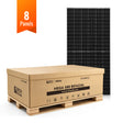 MEGA 580 BIFACIAL | 580 Watt Bifacial Solar Panel | Premium Grid-tie or Off-grid Solar Panel for Residential, Commercial, Agriculture | 25-Year Output Warranty - RICH SOLAR