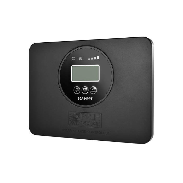 Rich Solar BRAVO PRO 30 front panel detail