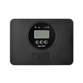 BRAVO PRO 40 | Premium 40A 12V/24V MPPT Flush Mount Solar Controller for RVs, Trailers, Campers, Vans, Boats, Off-Grid - RICH SOLAR