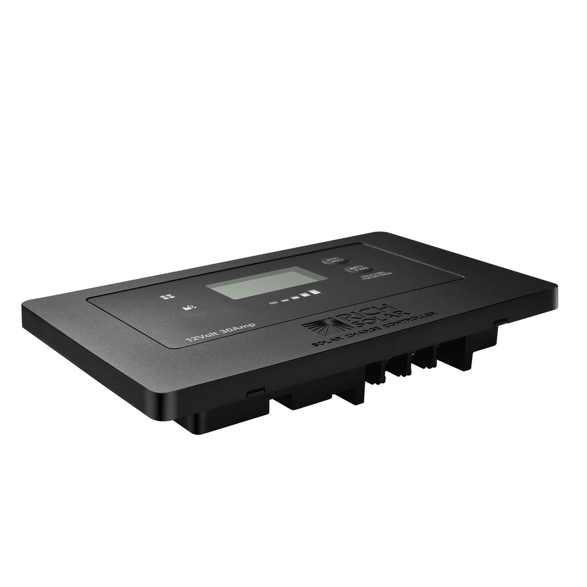 BRAVO AIR 30 | 30A Flush Mount PWM Solar Charge Controller | Bluetooth & Multi-Protection | Premium 12V 30A Controller for RVs, Trailers, Campers, Vans & Boats - RICH SOLAR