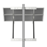 Dual-Panel Adjustable Solar Pole Mount Bracket Kit | 36.6 in Crossbar | 25°–90° Tilt | Supports 100–250W Solar Panels | Fits Poles Up to 5 in