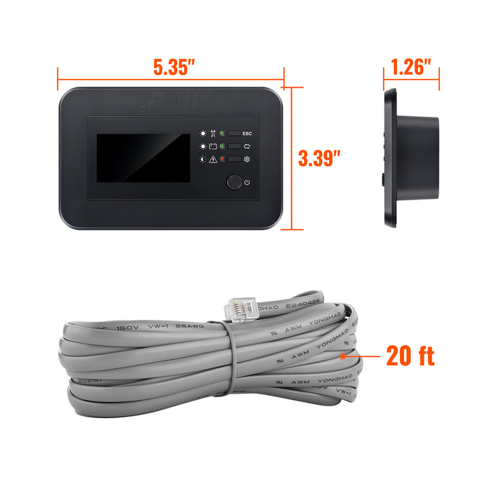 Rich Solar RS-RM03 Bluetooth connection Rich Solar App control mode switching