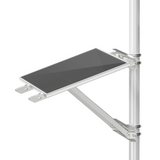 Single-Panel Adjustable Solar Pole Mount Bracket Kit | 36.6" Crossbar | 25°–90° Tilt | Supports 100–250W Solar Panels | Fits Poles Up to 5"