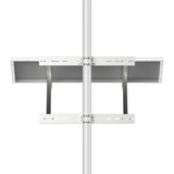 Single-Panel Adjustable Solar Pole Mount Bracket Kit | 36.6" Crossbar | 25°–90° Tilt | Supports 100–250W Solar Panels | Fits Poles Up to 5"